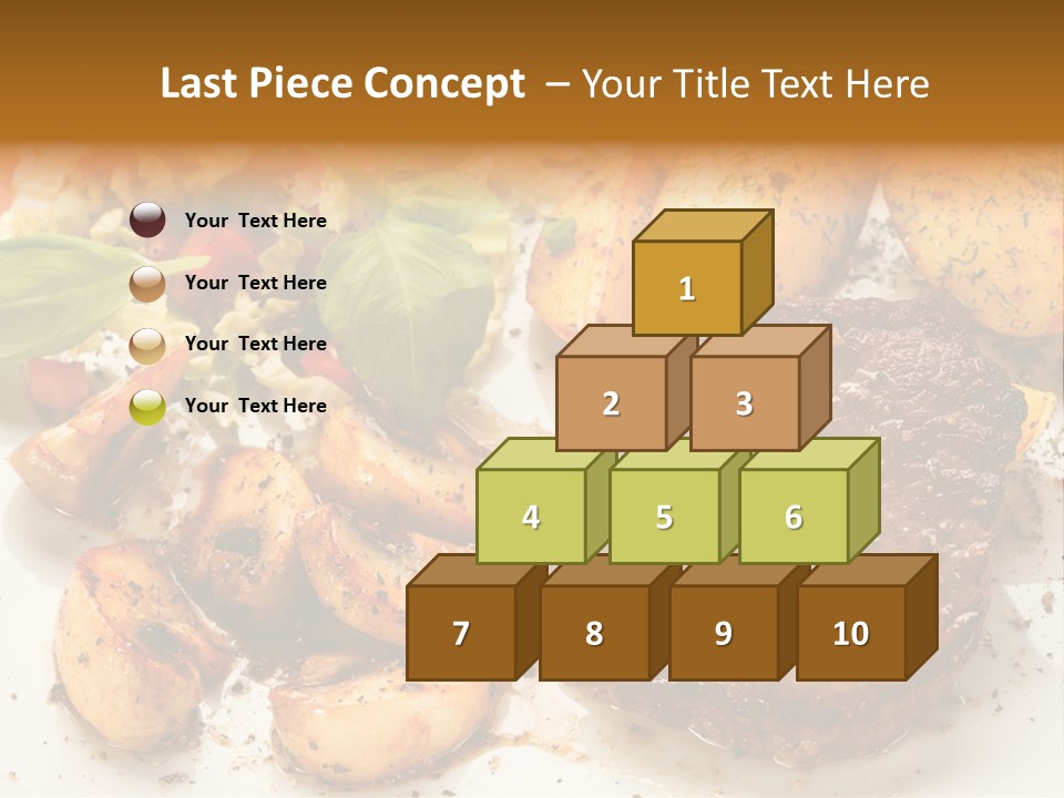 Chop Cucumber Dinner PowerPoint Template