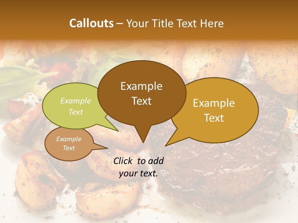 Chop Cucumber Dinner PowerPoint Template