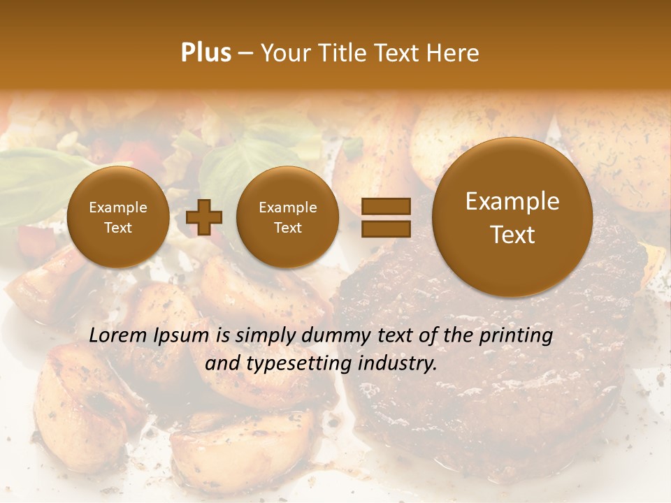 Chop Cucumber Dinner PowerPoint Template