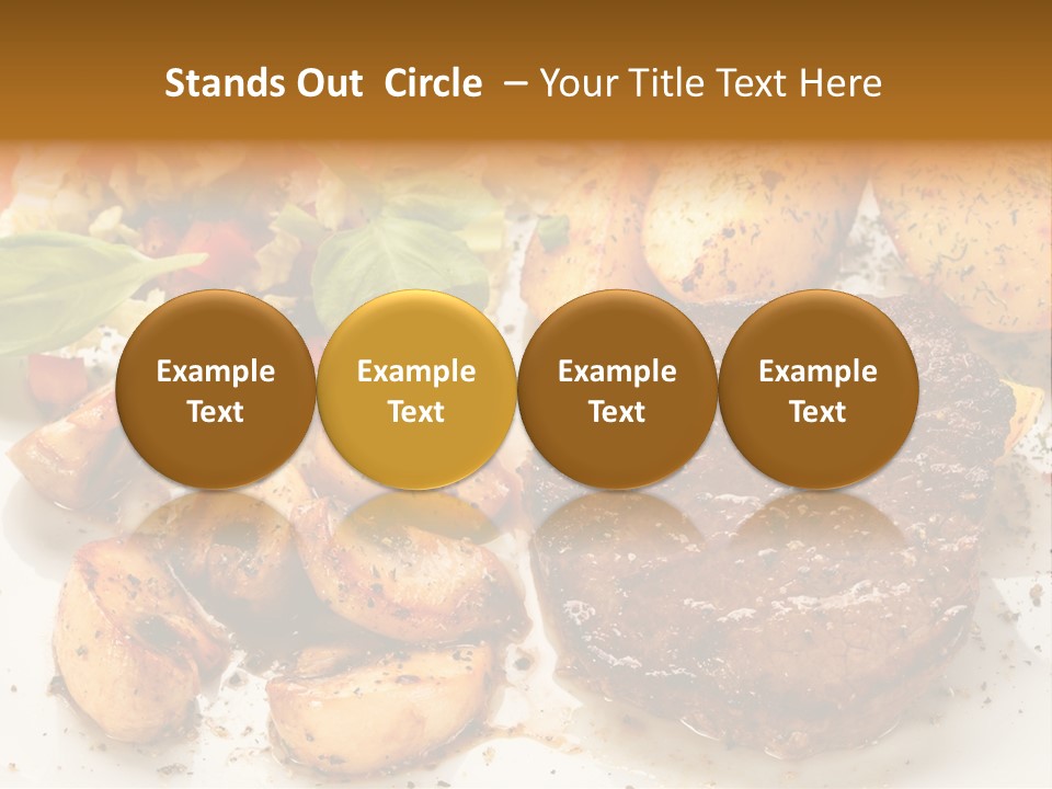 Chop Cucumber Dinner PowerPoint Template