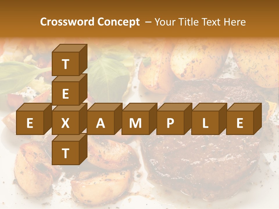 Chop Cucumber Dinner PowerPoint Template