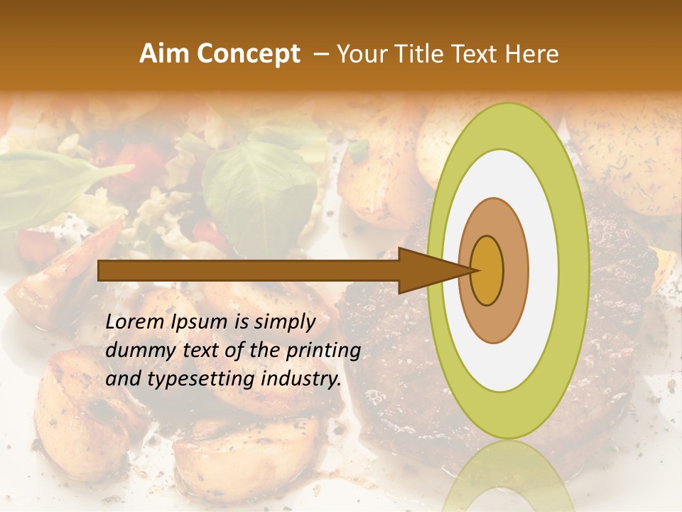 Chop Cucumber Dinner PowerPoint Template