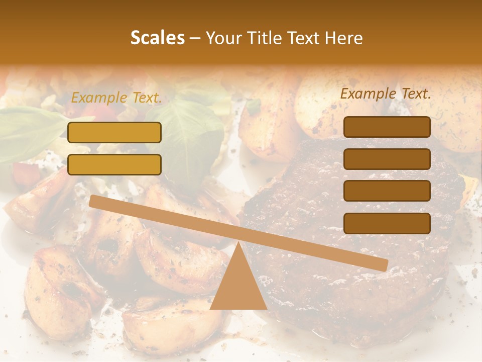 Chop Cucumber Dinner PowerPoint Template