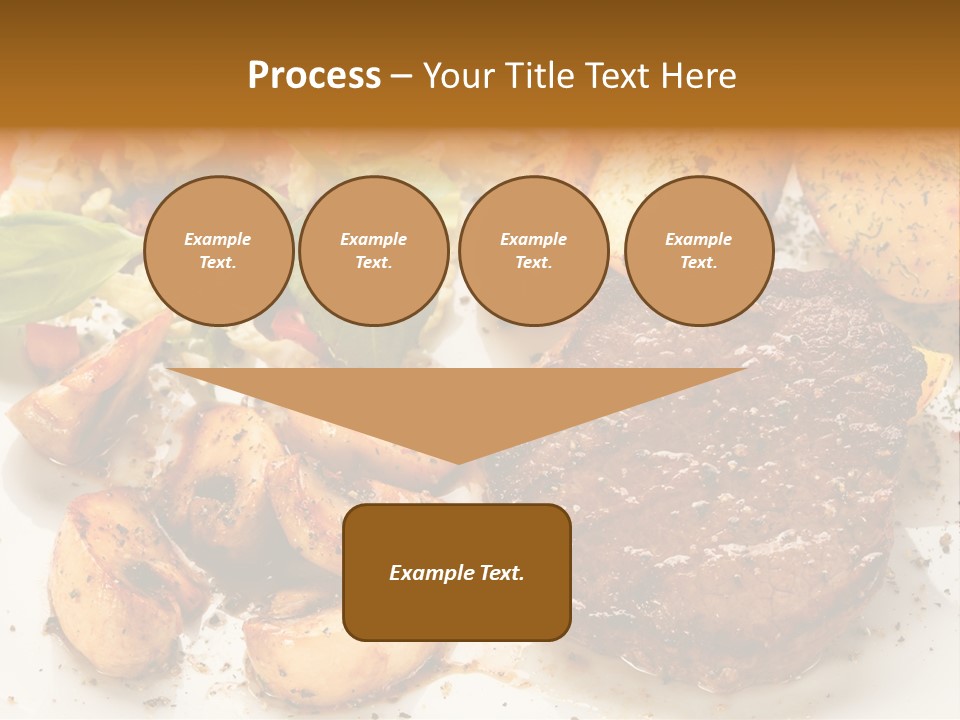Chop Cucumber Dinner PowerPoint Template