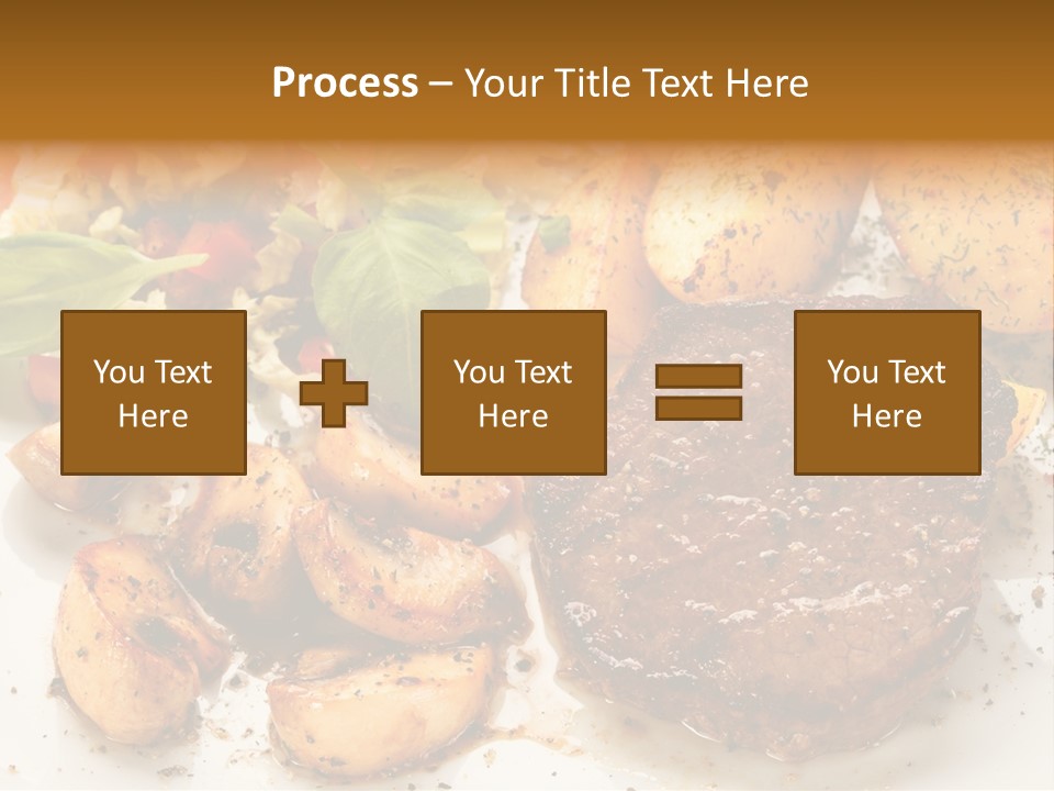 Chop Cucumber Dinner PowerPoint Template