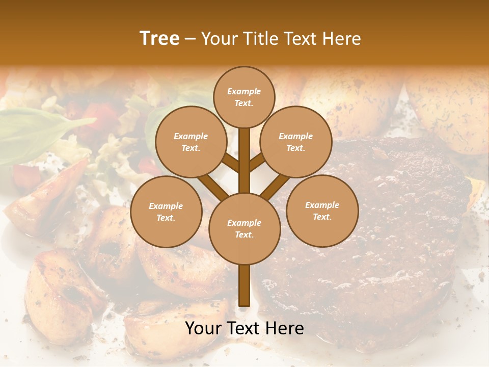 Chop Cucumber Dinner PowerPoint Template