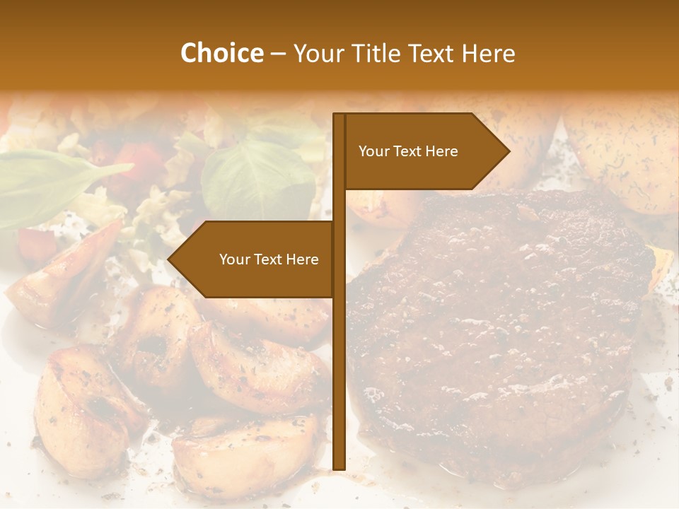 Chop Cucumber Dinner PowerPoint Template