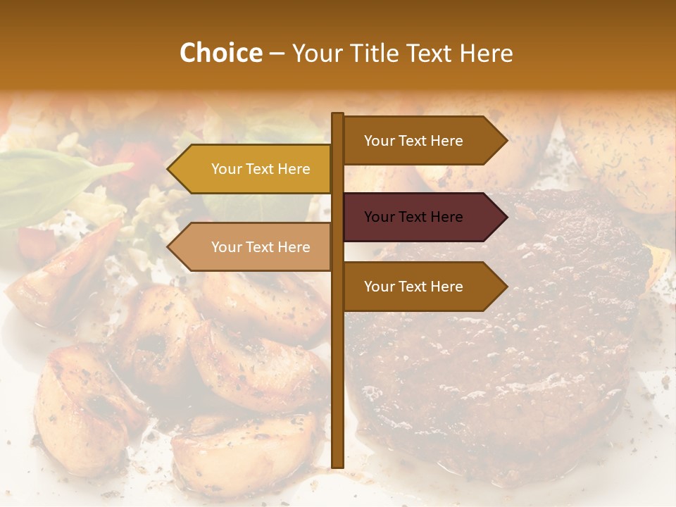 Chop Cucumber Dinner PowerPoint Template