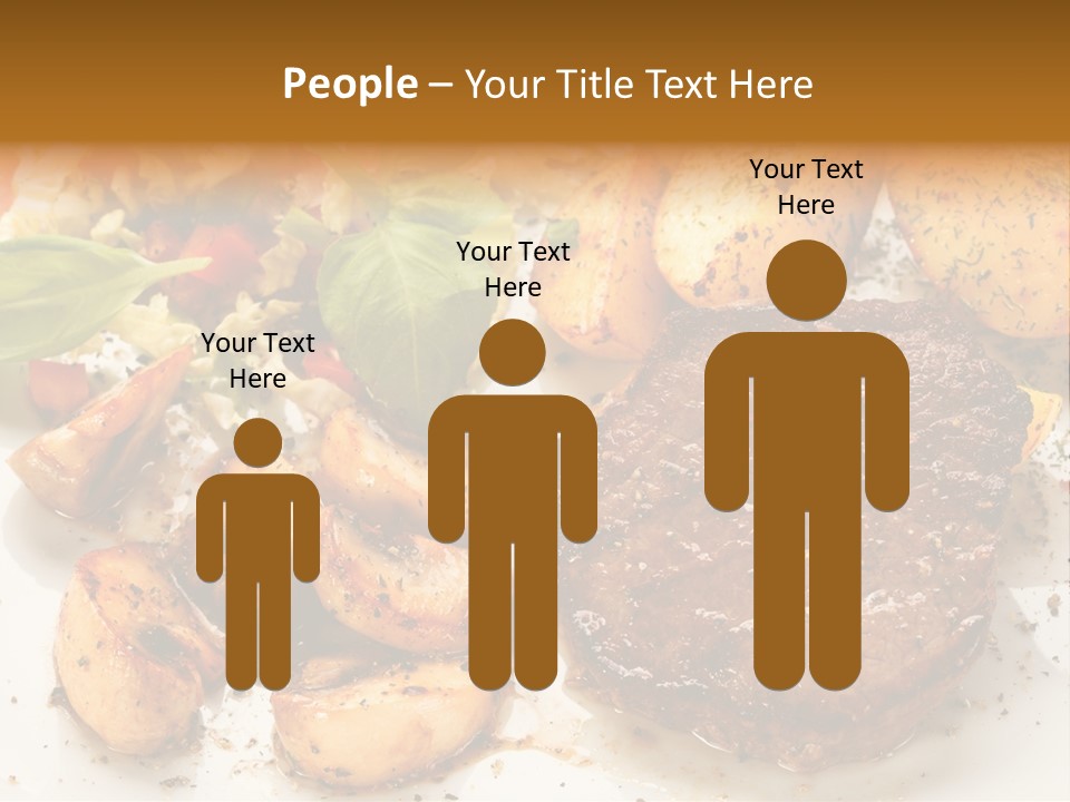 Chop Cucumber Dinner PowerPoint Template