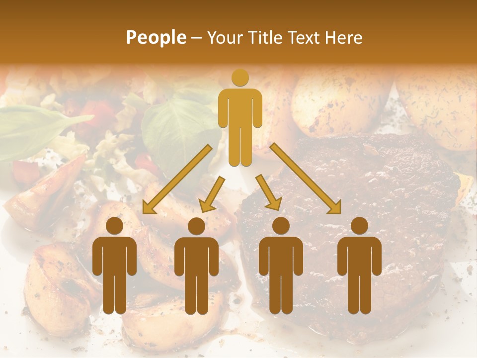 Chop Cucumber Dinner PowerPoint Template