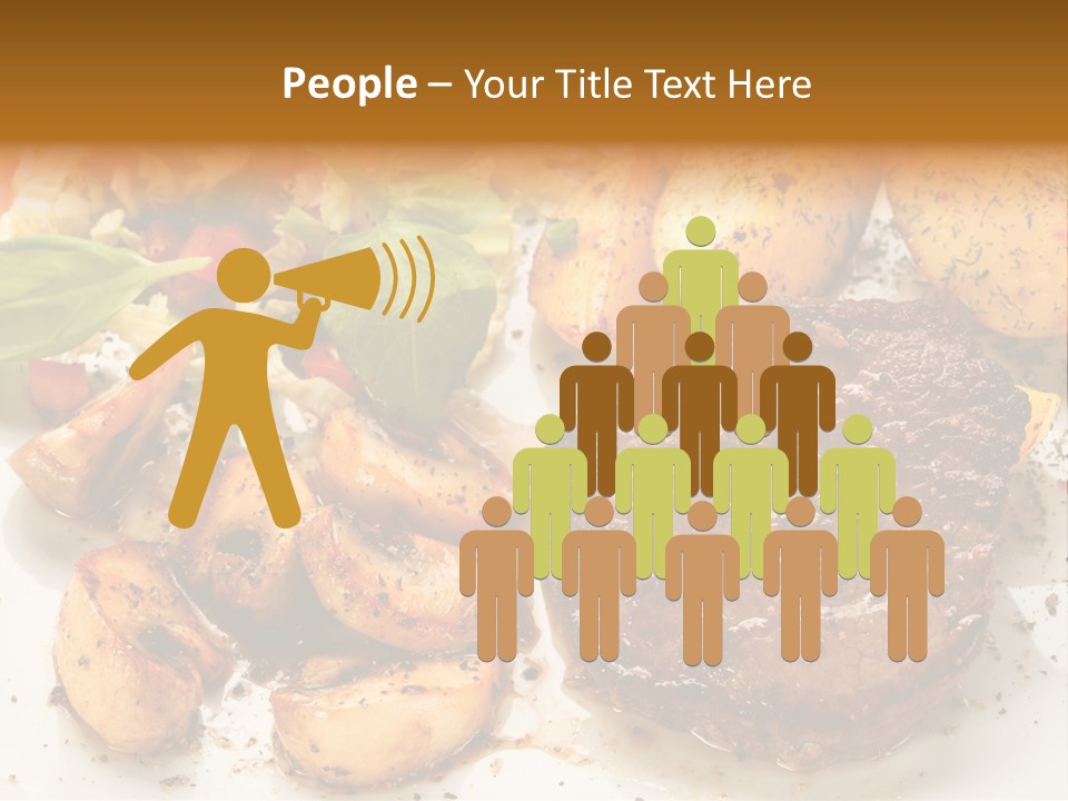 Chop Cucumber Dinner PowerPoint Template