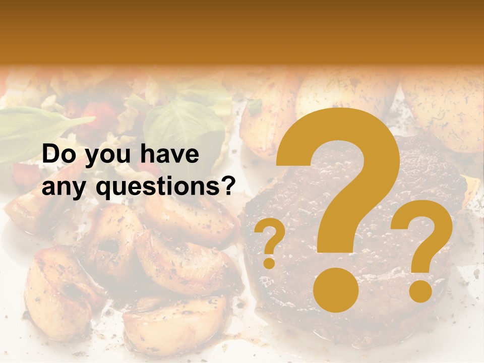 Chop Cucumber Dinner PowerPoint Template