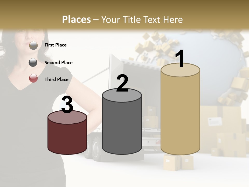 Communication Moving Sign PowerPoint Template