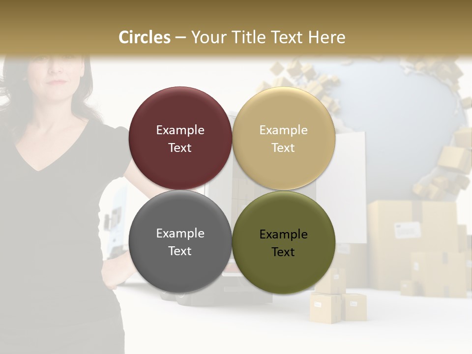 Communication Moving Sign PowerPoint Template