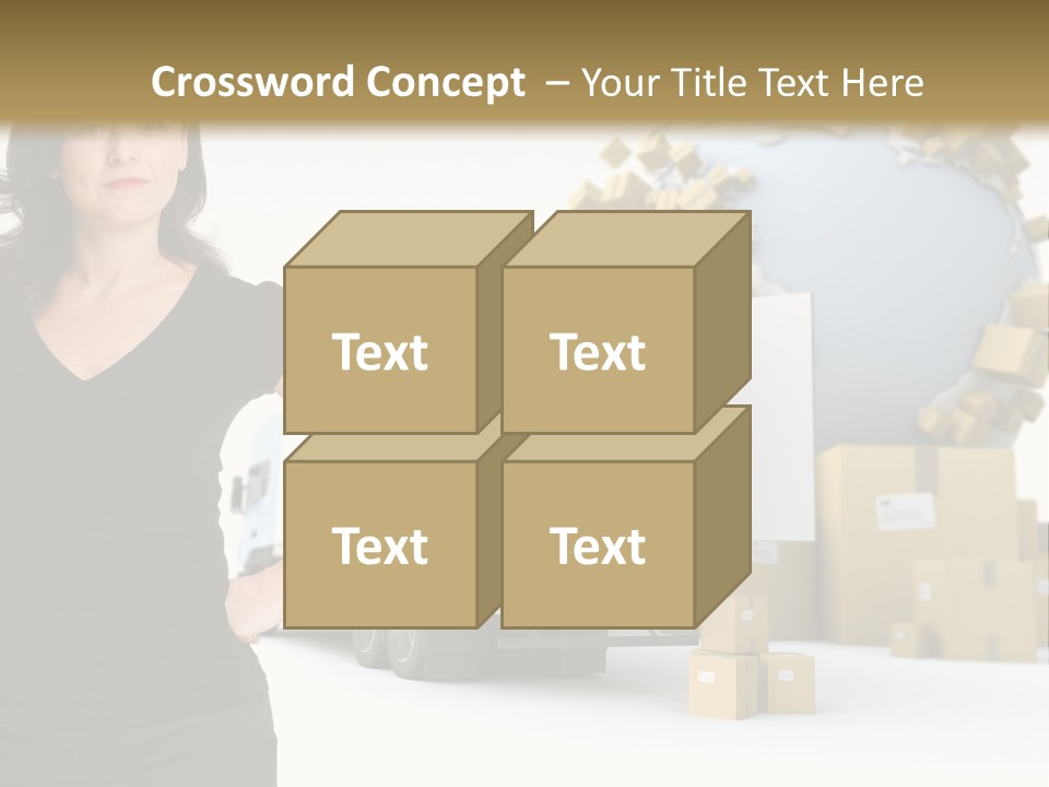 Communication Moving Sign PowerPoint Template