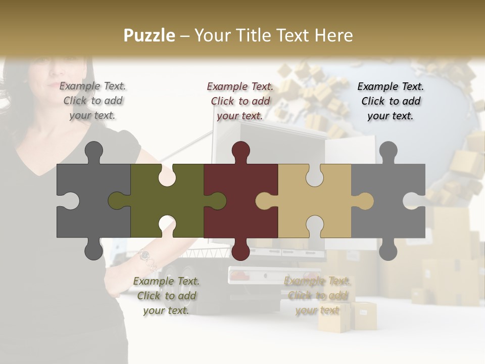 Communication Moving Sign PowerPoint Template