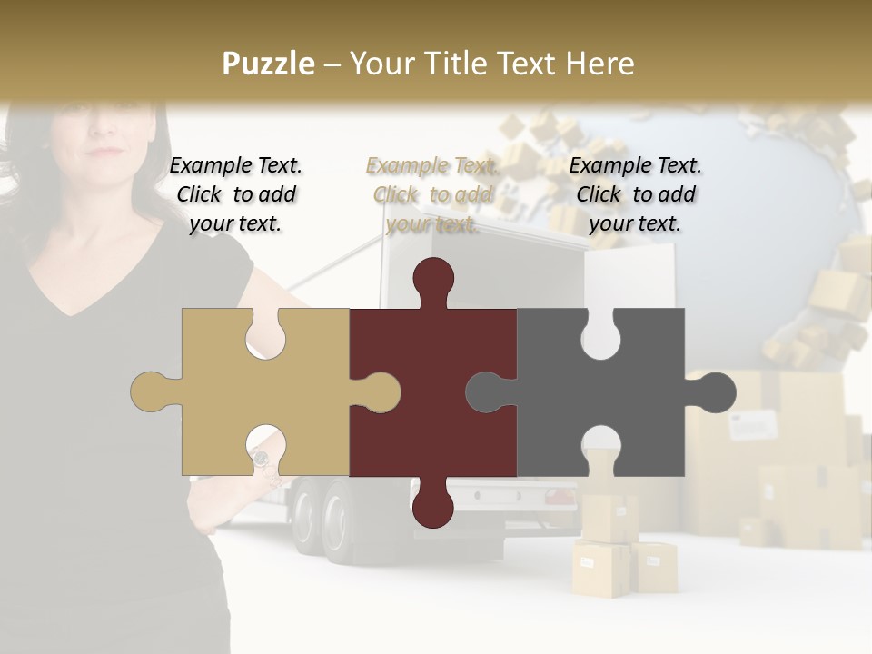 Communication Moving Sign PowerPoint Template