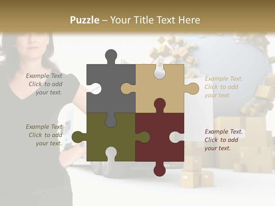 Communication Moving Sign PowerPoint Template