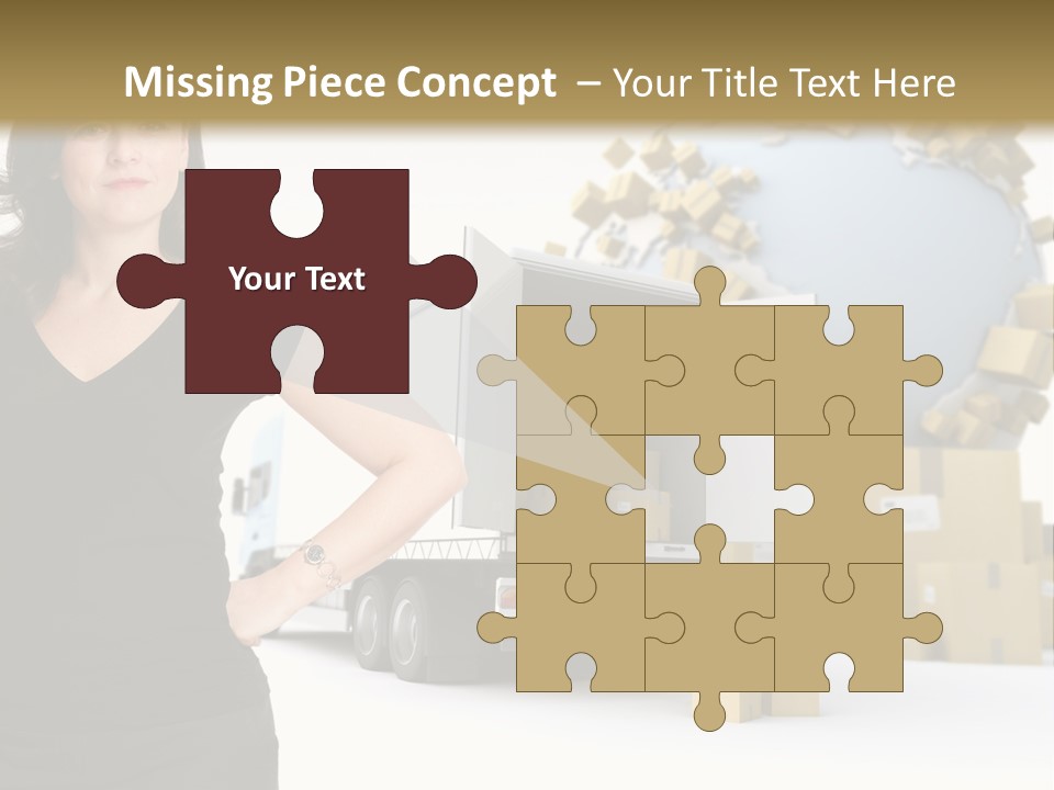 Communication Moving Sign PowerPoint Template