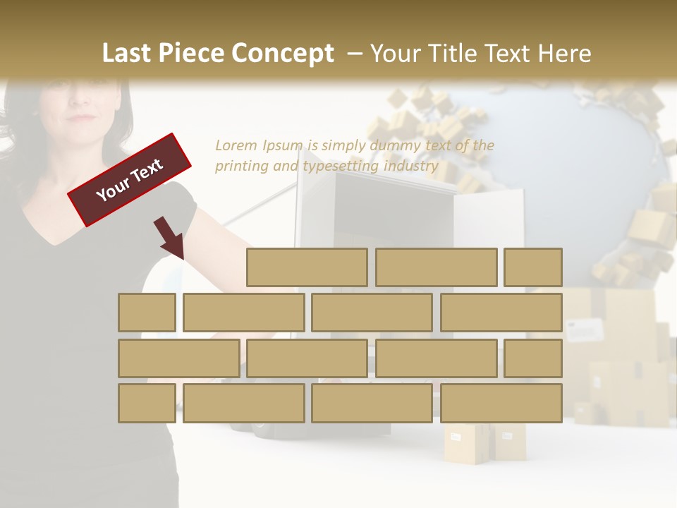 Communication Moving Sign PowerPoint Template