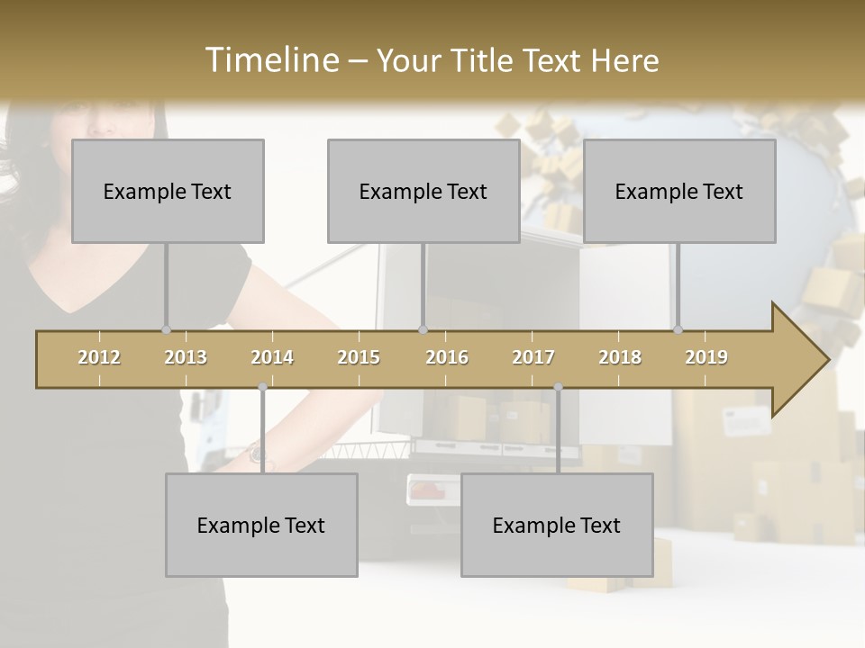 Communication Moving Sign PowerPoint Template