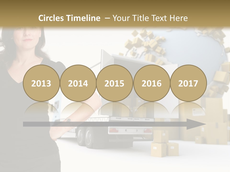 Communication Moving Sign PowerPoint Template