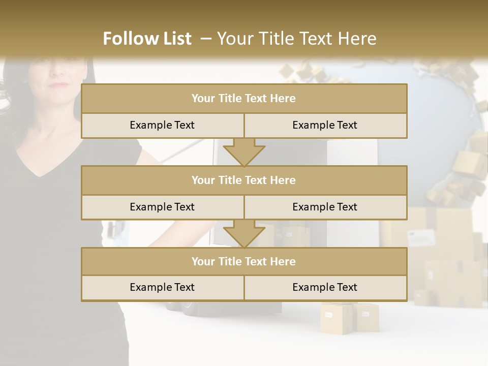 Communication Moving Sign PowerPoint Template