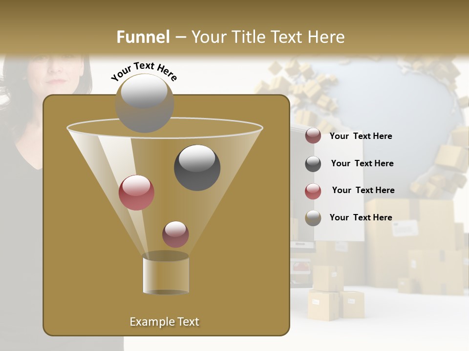 Communication Moving Sign PowerPoint Template