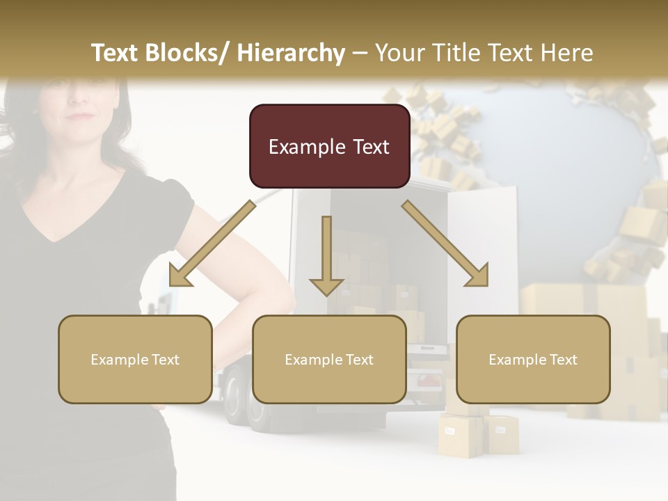 Communication Moving Sign PowerPoint Template