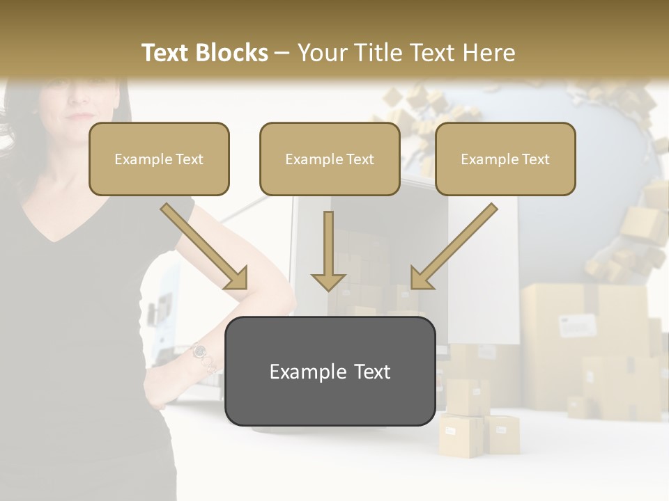 Communication Moving Sign PowerPoint Template