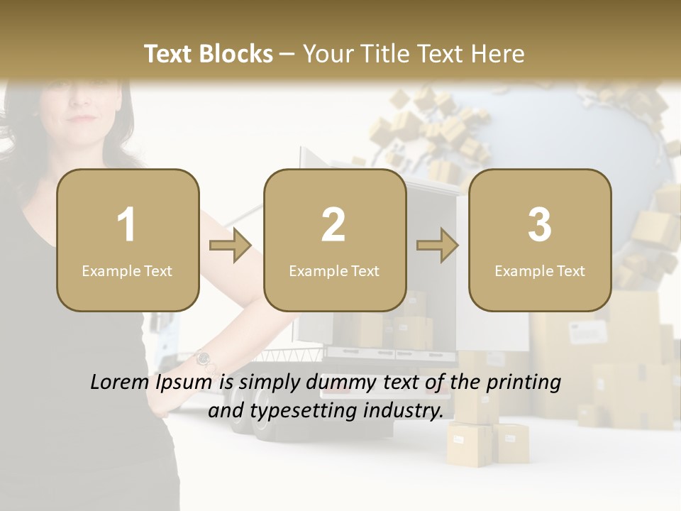 Communication Moving Sign PowerPoint Template