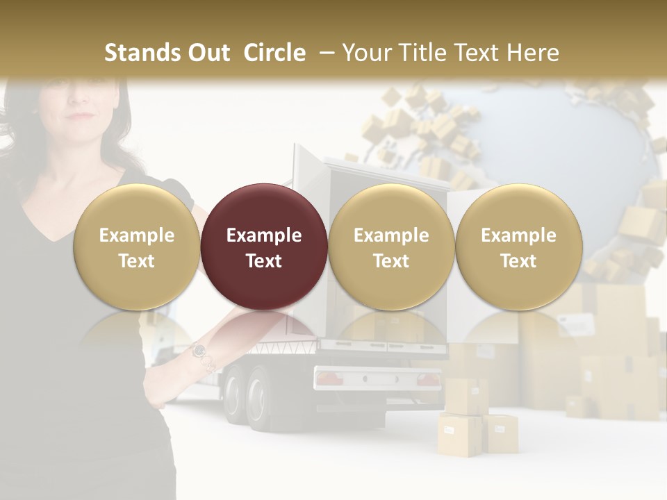 Communication Moving Sign PowerPoint Template