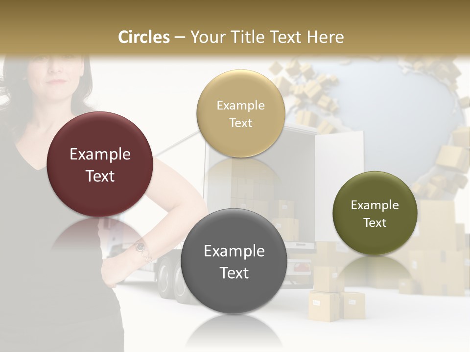 Communication Moving Sign PowerPoint Template