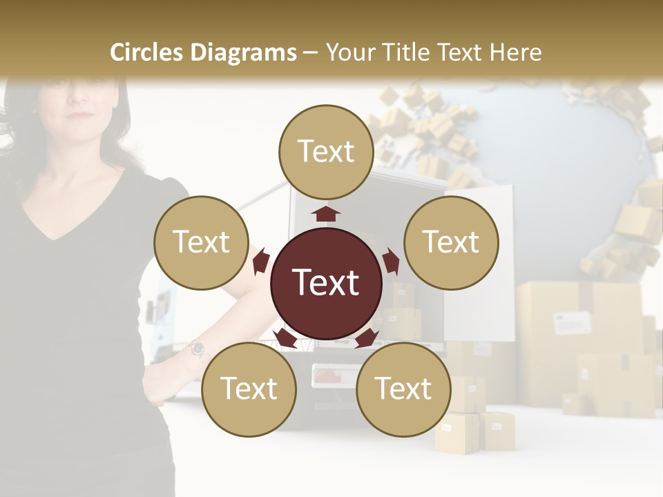 Communication Moving Sign PowerPoint Template
