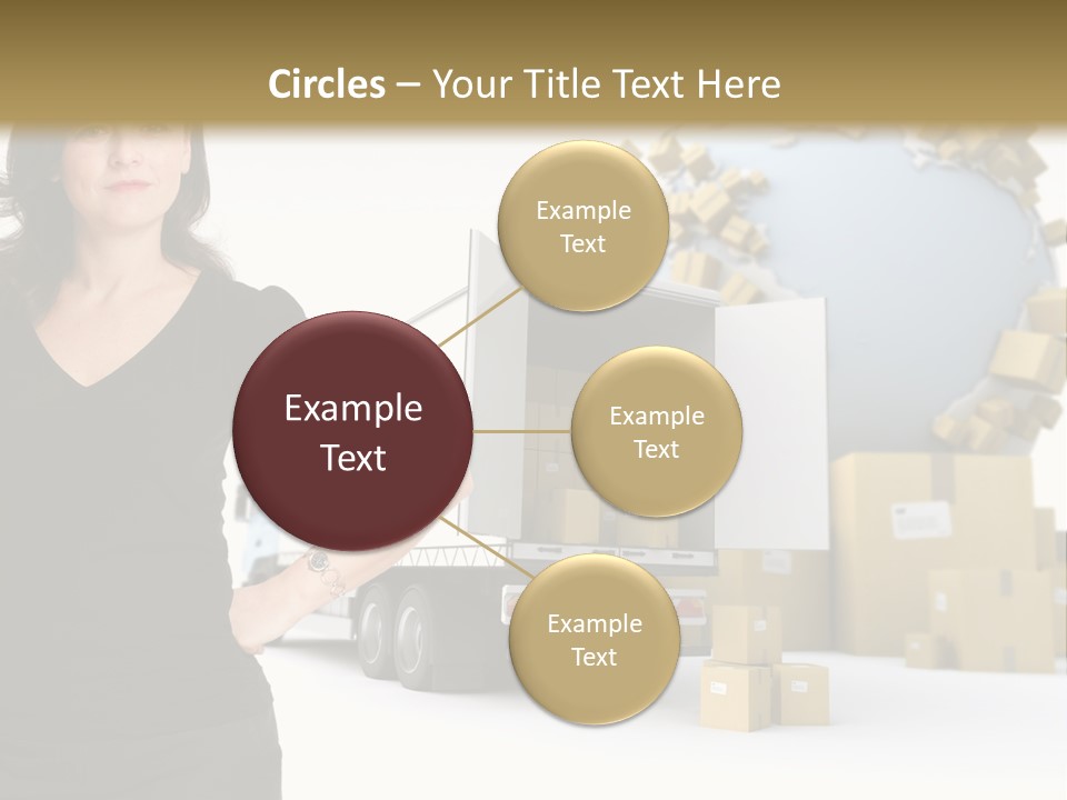 Communication Moving Sign PowerPoint Template