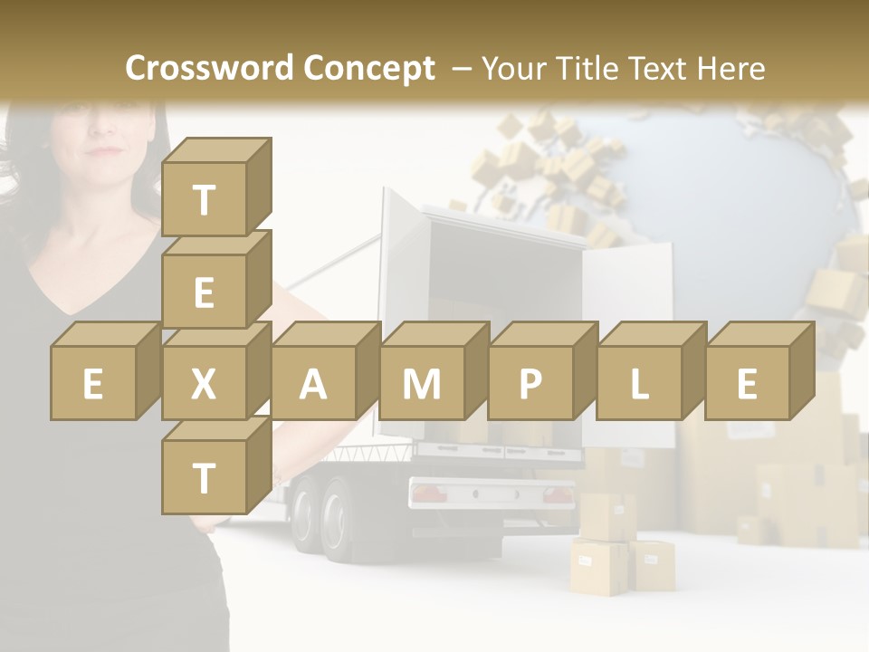 Communication Moving Sign PowerPoint Template