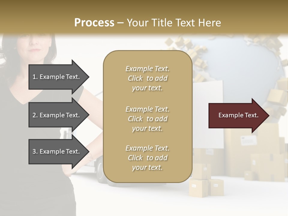 Communication Moving Sign PowerPoint Template