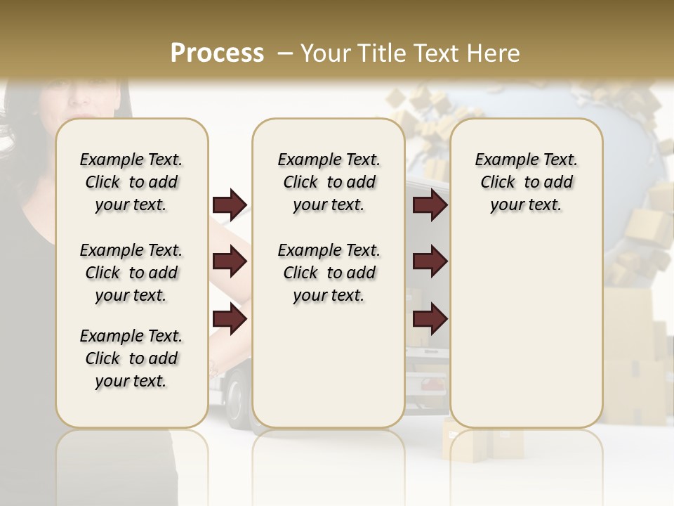 Communication Moving Sign PowerPoint Template