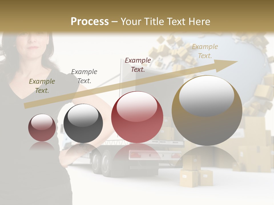 Communication Moving Sign PowerPoint Template