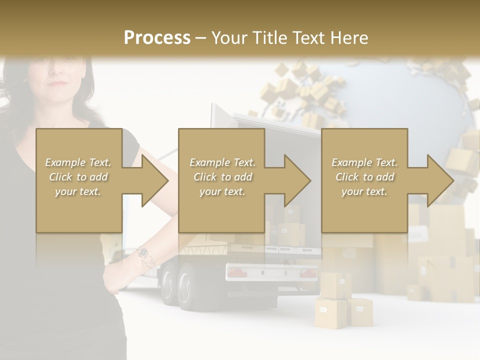 Communication Moving Sign PowerPoint Template