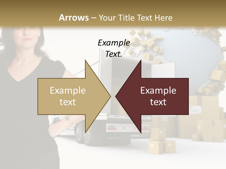Communication Moving Sign PowerPoint Template