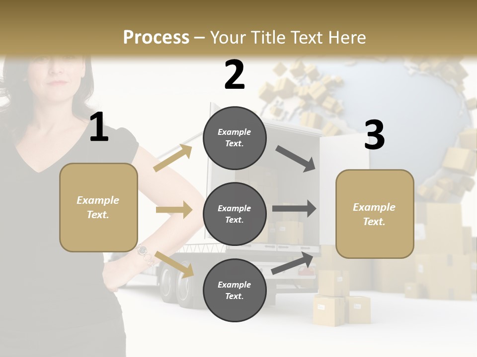 Communication Moving Sign PowerPoint Template