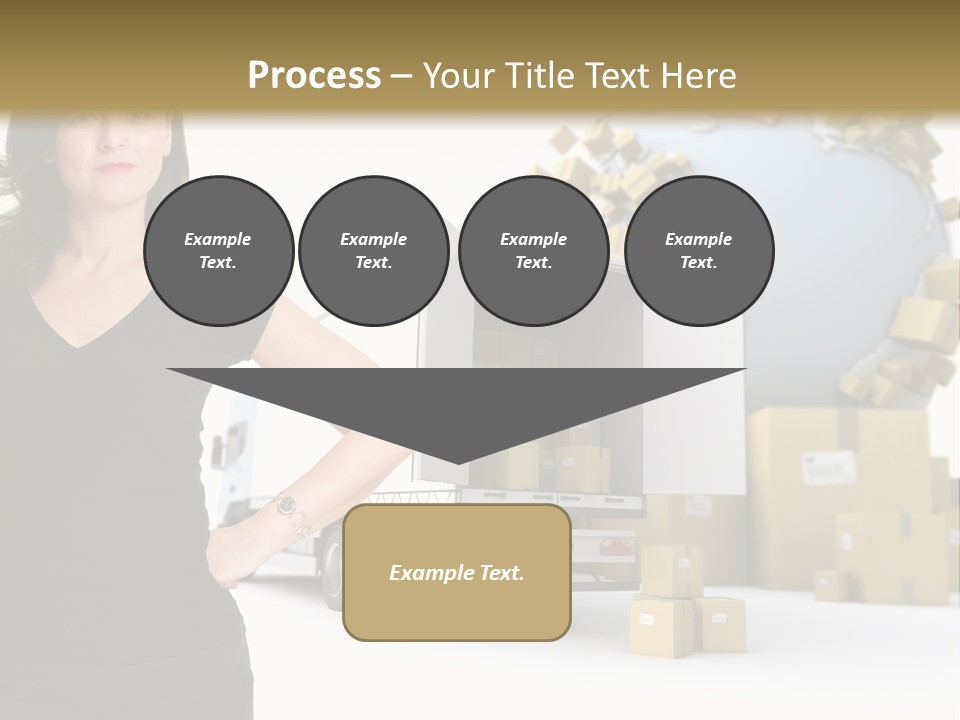 Communication Moving Sign PowerPoint Template