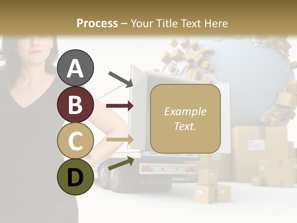 Communication Moving Sign PowerPoint Template