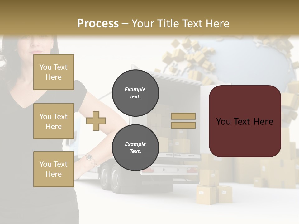 Communication Moving Sign PowerPoint Template