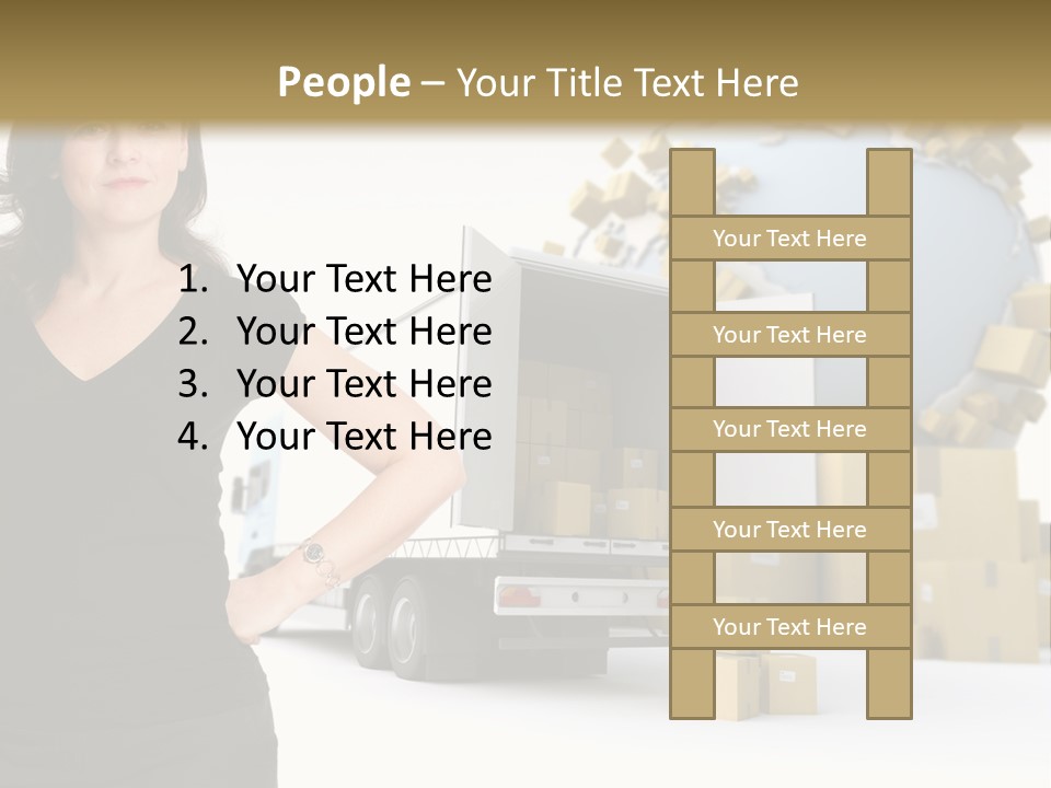 Communication Moving Sign PowerPoint Template