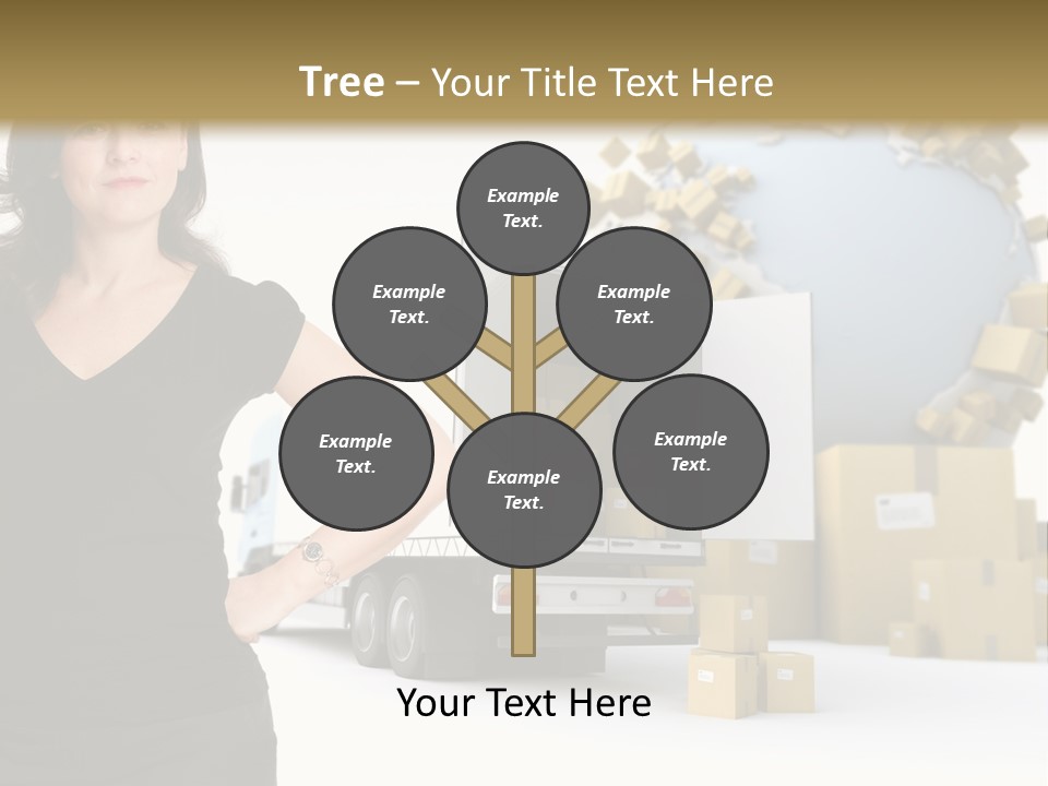 Communication Moving Sign PowerPoint Template