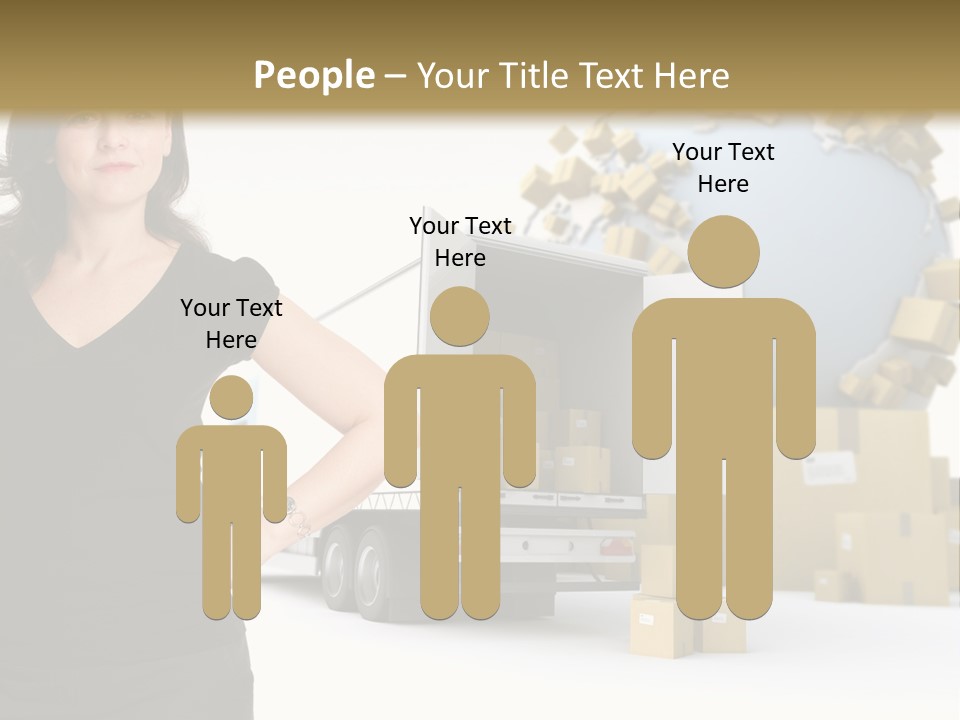 Communication Moving Sign PowerPoint Template