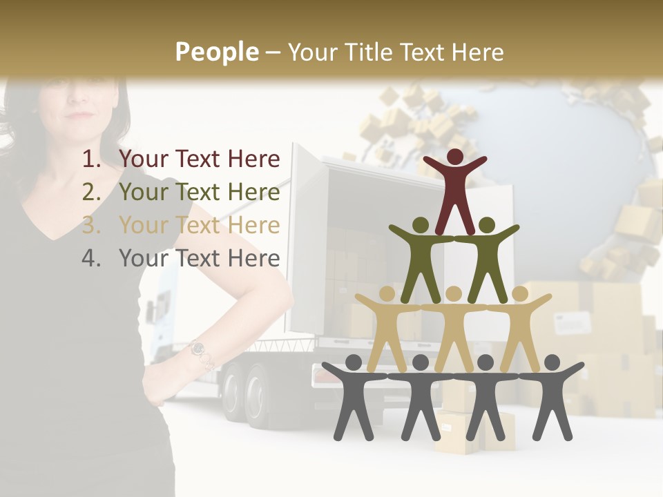 Communication Moving Sign PowerPoint Template