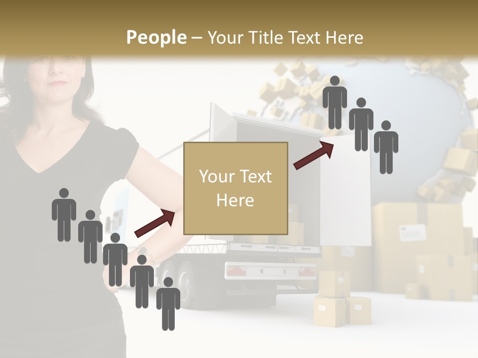 Communication Moving Sign PowerPoint Template